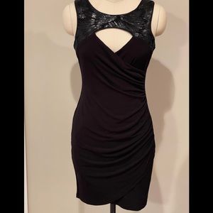 Black GUESS Los Angeles Dress- Size 6 NWOT